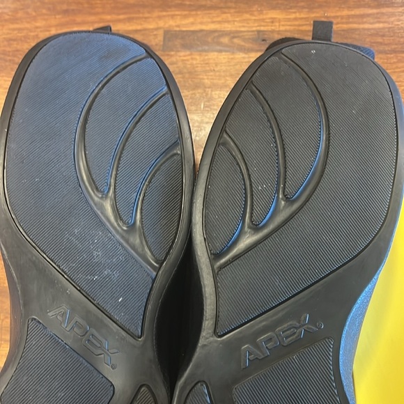 Apex G8010M Men's Athletic Shoe Black Leather Double Strap Size 11 X-Wide - Picture 12 of 14